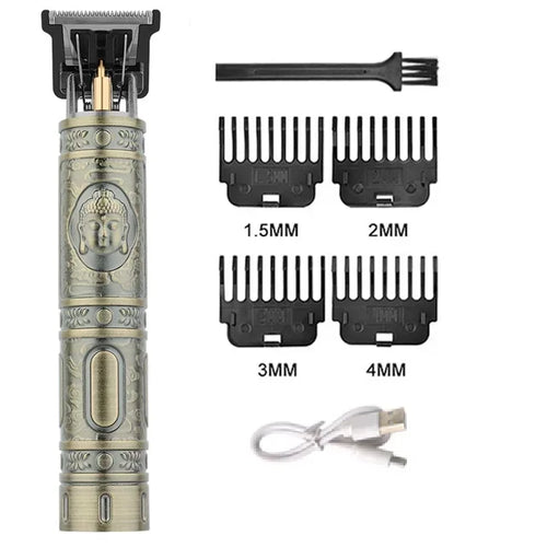 T9 Hair Clippers for Men Vintage Hair Cutting Machine Beard Trimmer