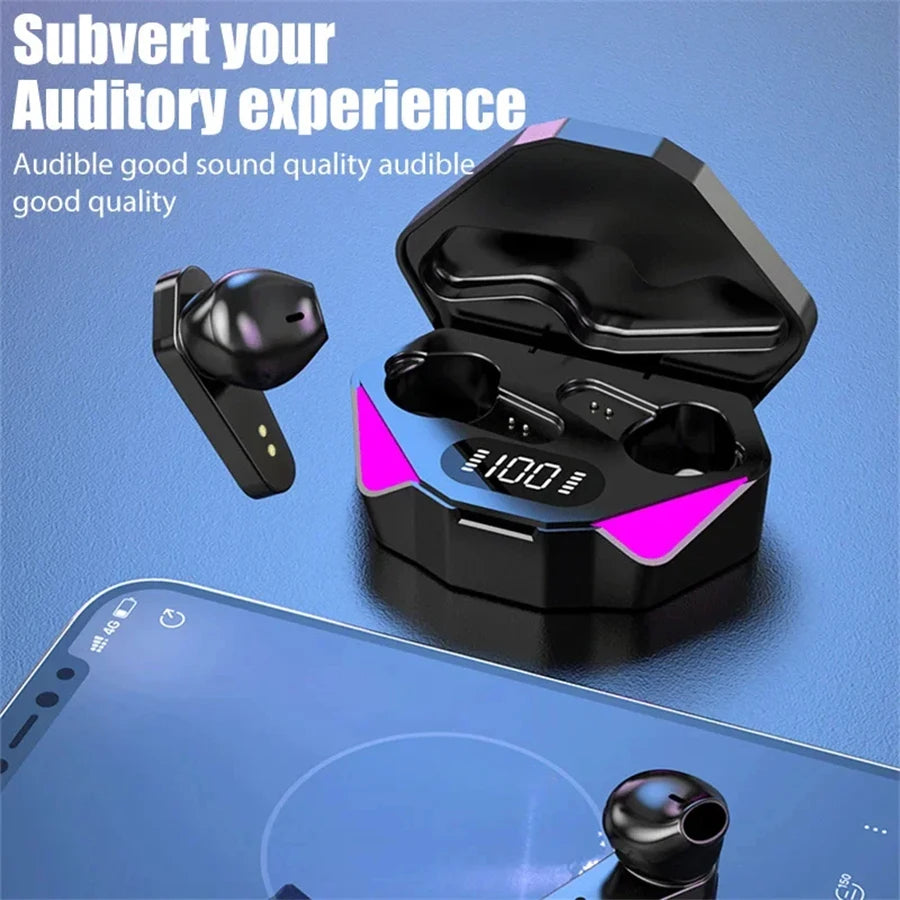 NEW AIR X15 Earphones Bluetooth Wireless Gamer Headphones Sport Low