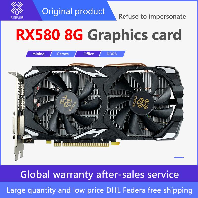 RX580 8G Mining graphics card stable 29+hash rate desktop independent